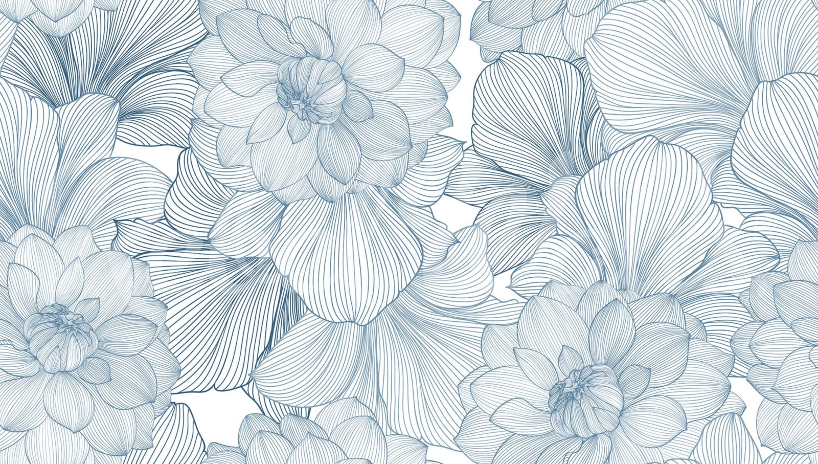 Bold Dahlia, Blue, Rebel Walls