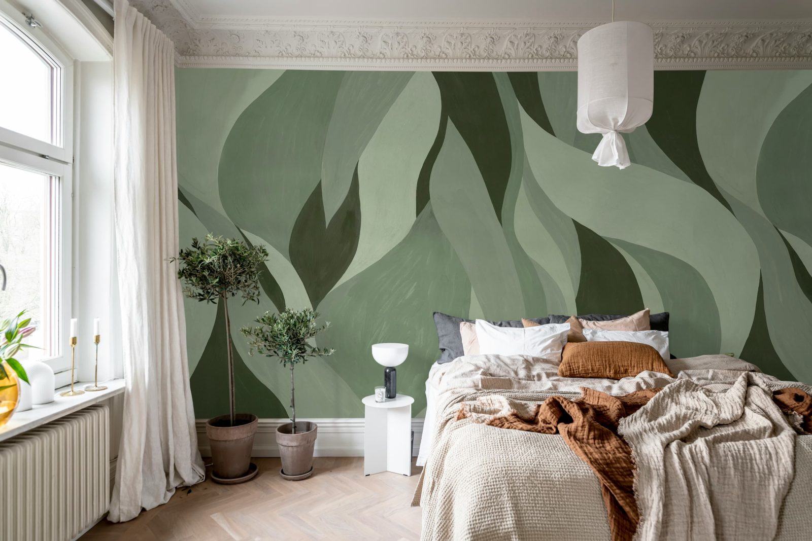 Velvet Flames, Green, Rebel Walls 3