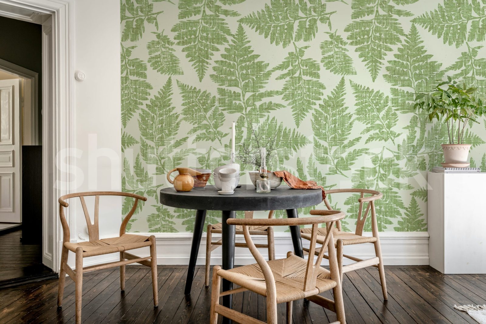 Fern Print, Green, Rebel Walls 2