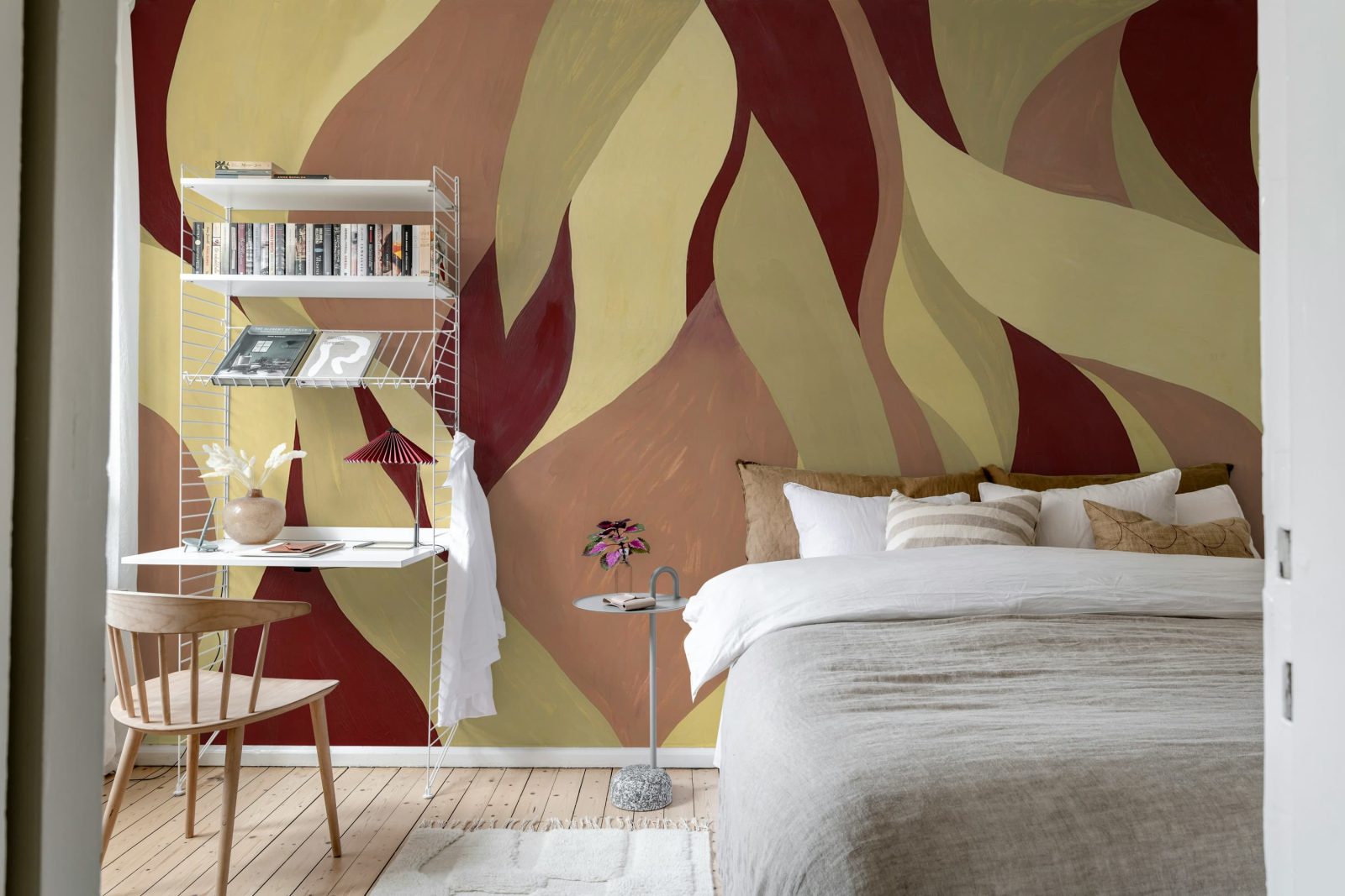 Velvet Flames, Pink, Rebel Walls 3