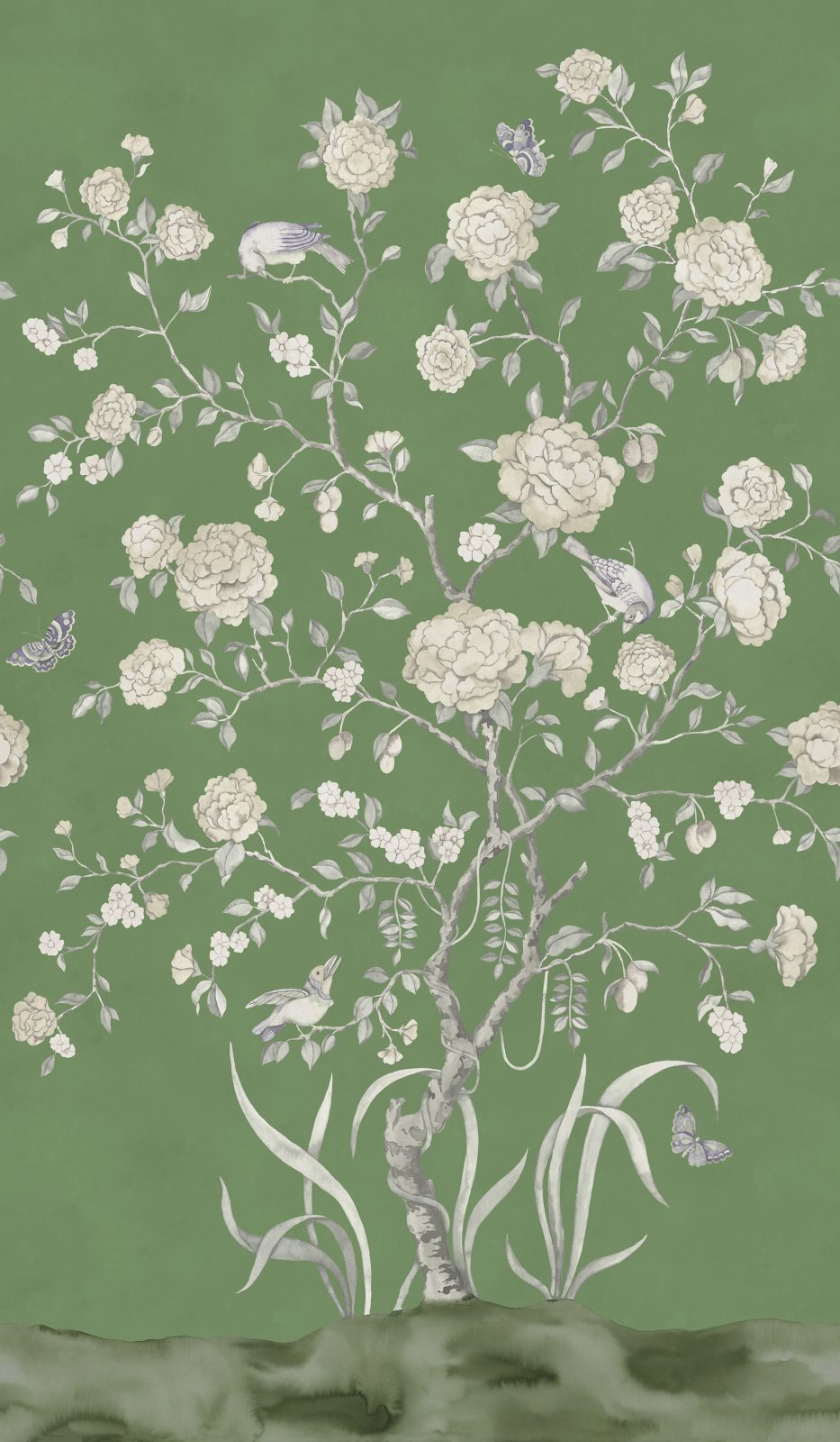 Chinoiserie Botanica, Green, Rebel Walls