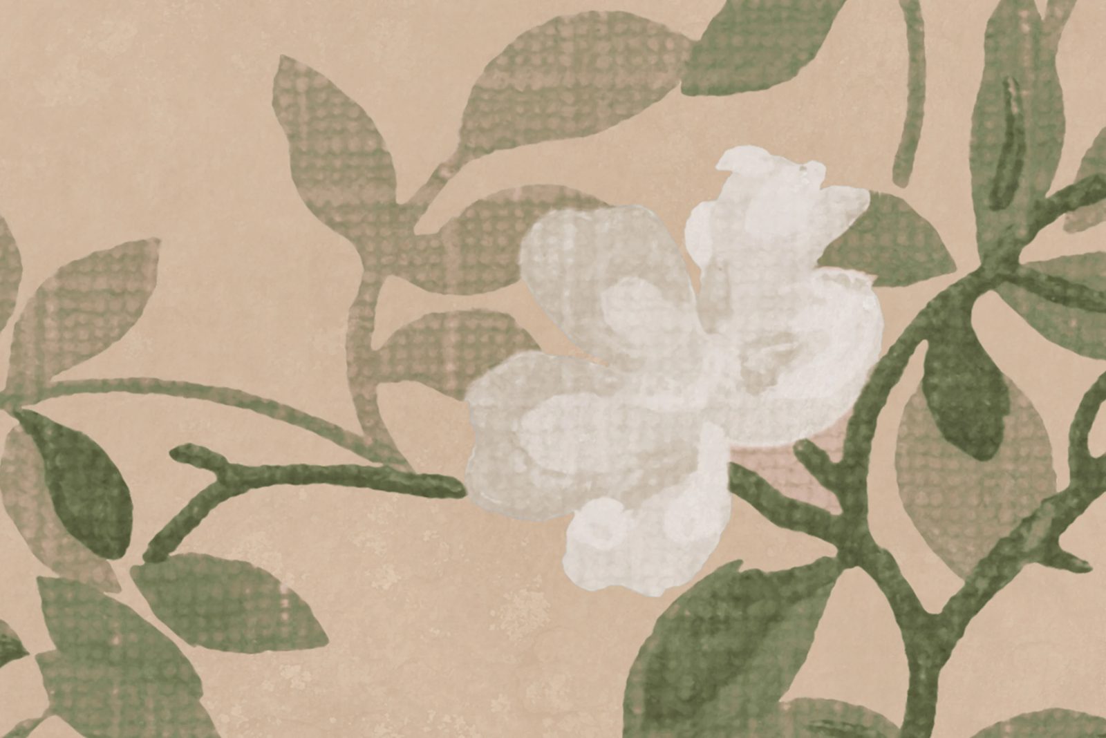 Wildflower Vista, Peach, Rebel Walls 4