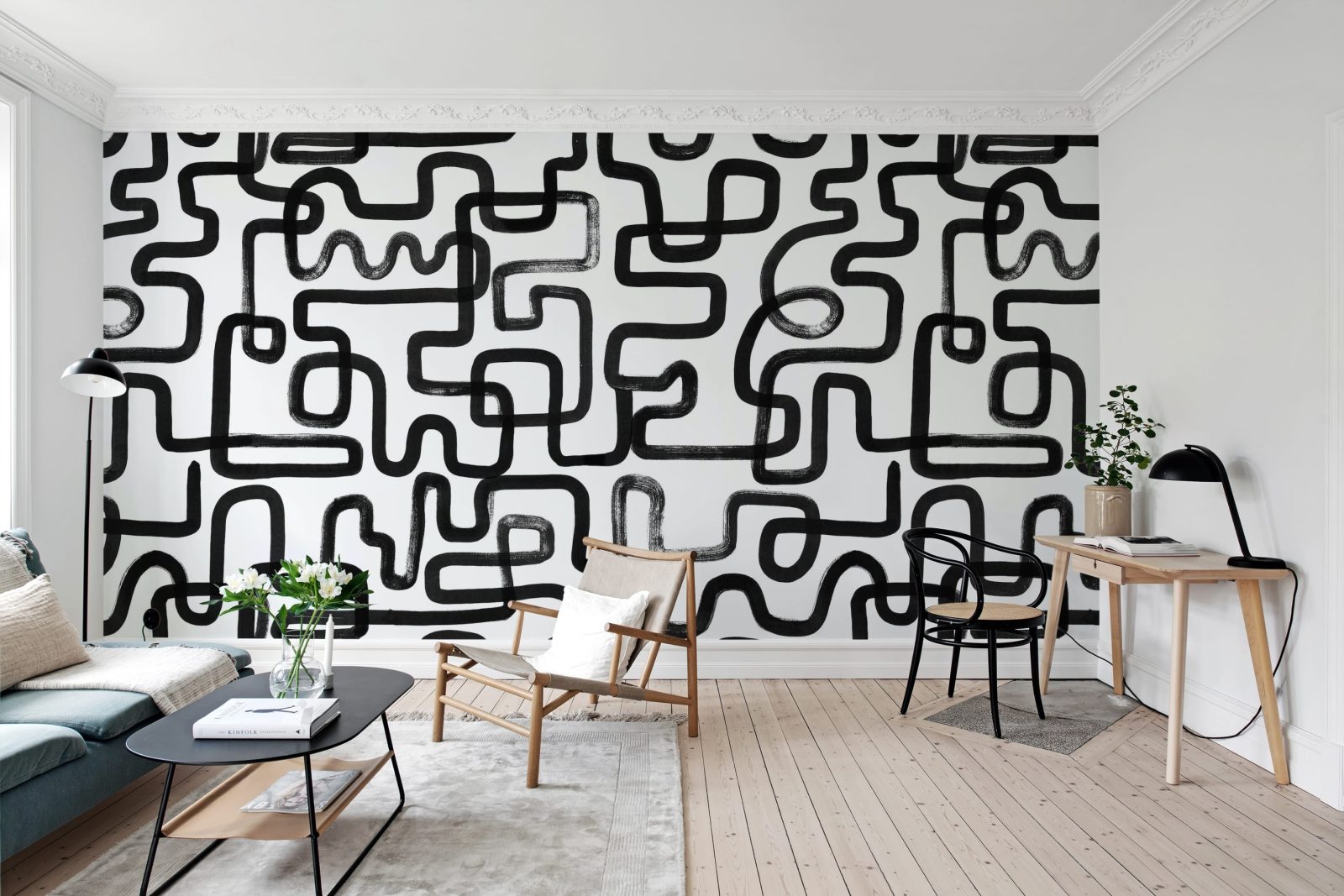 Artzy Lines, Graphite, Rebel Walls 3