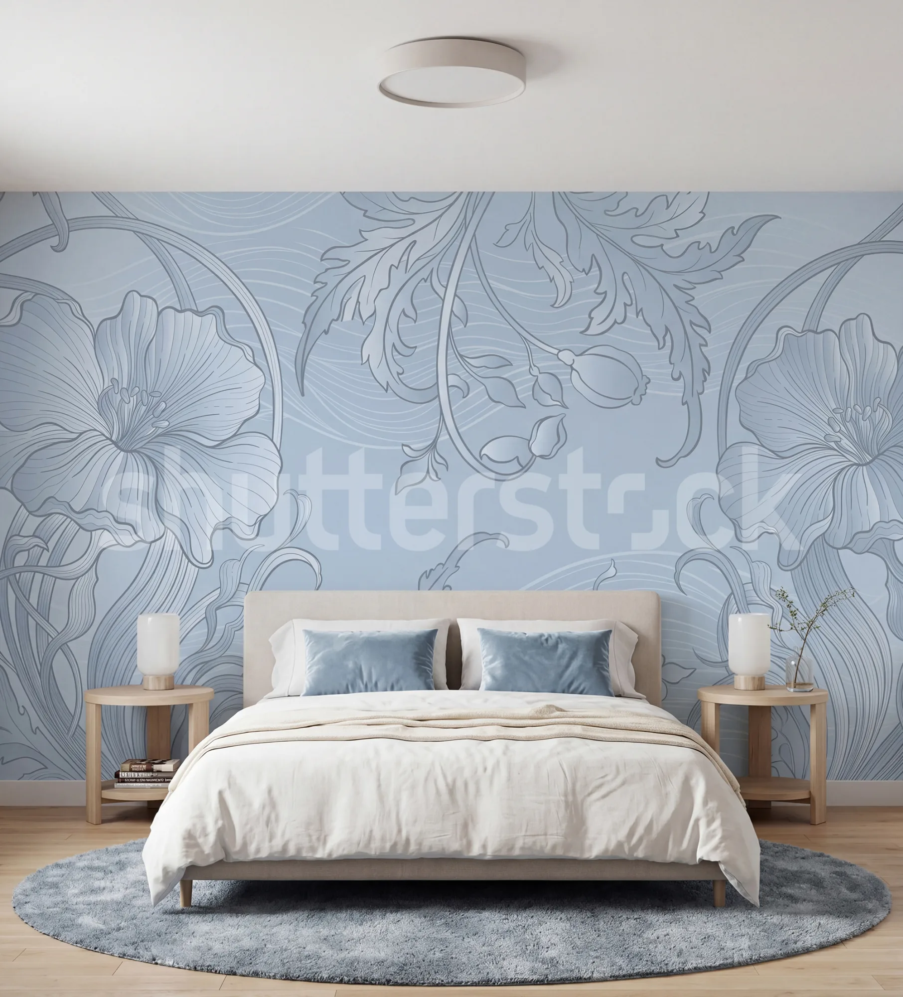 Grand Flora, Blue, Rebel Walls 2