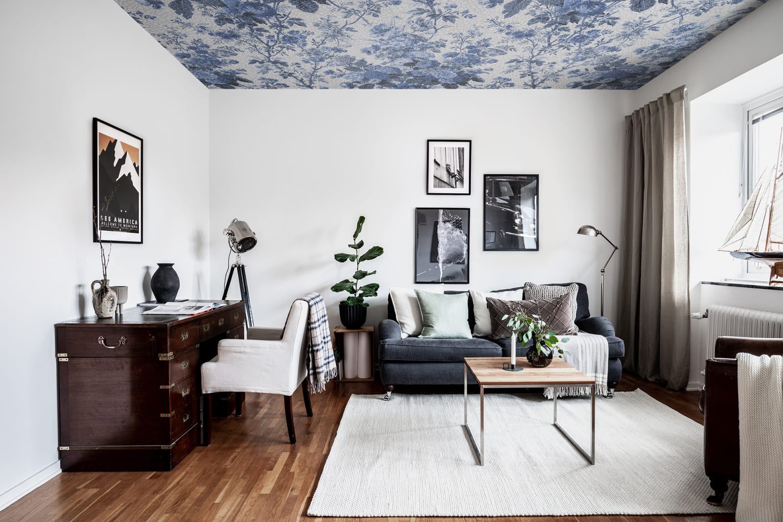 Porcelain, Blue, Rebel Walls 4