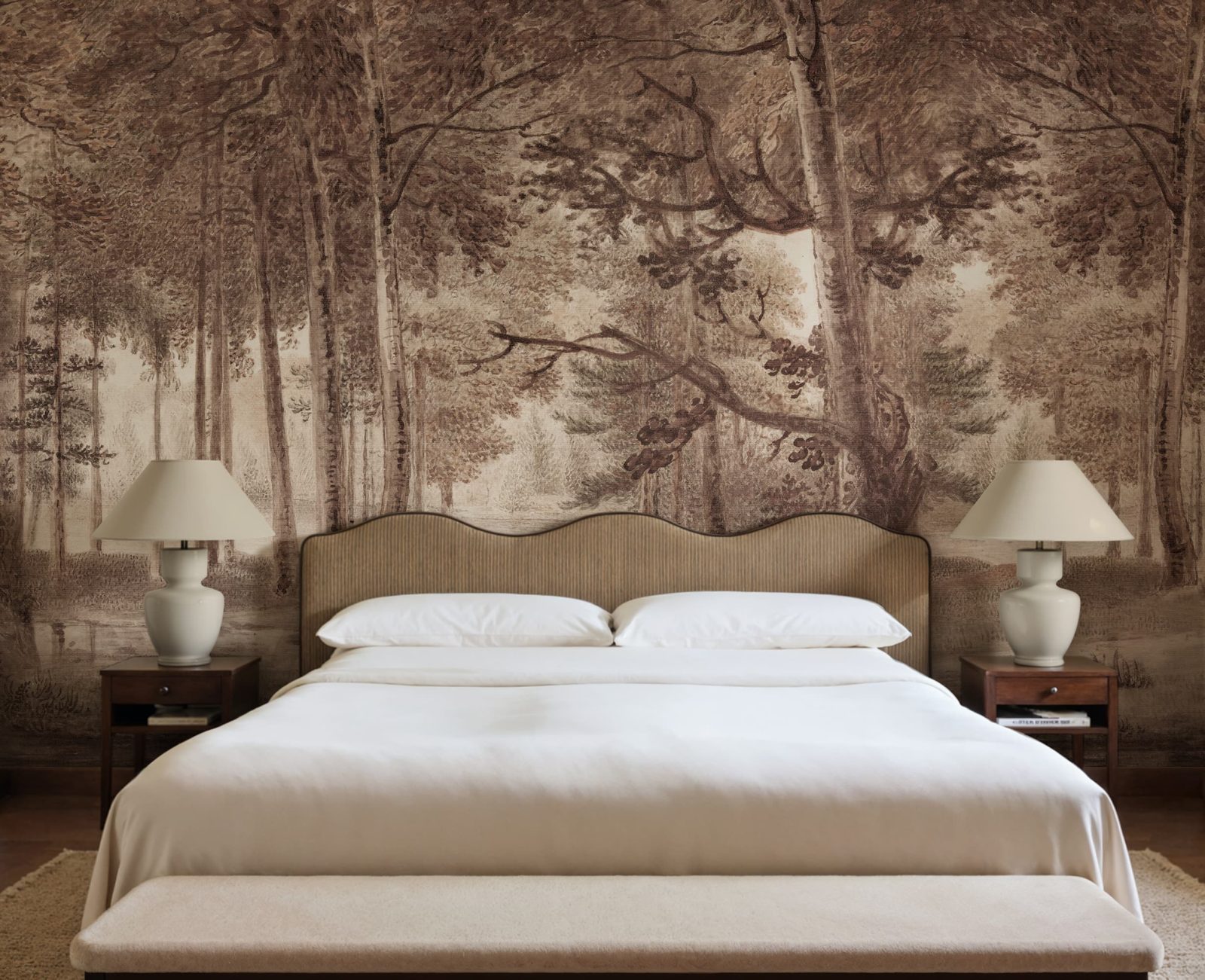 Lovers Forest, Burgundy, Rebel Walls 2