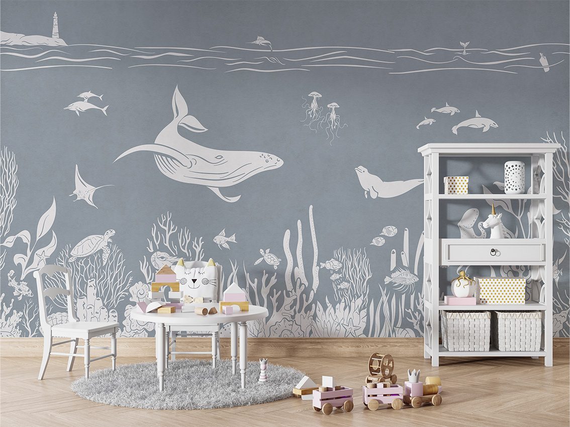 Monochrome Sea - Blue, Kikki Belle 5
