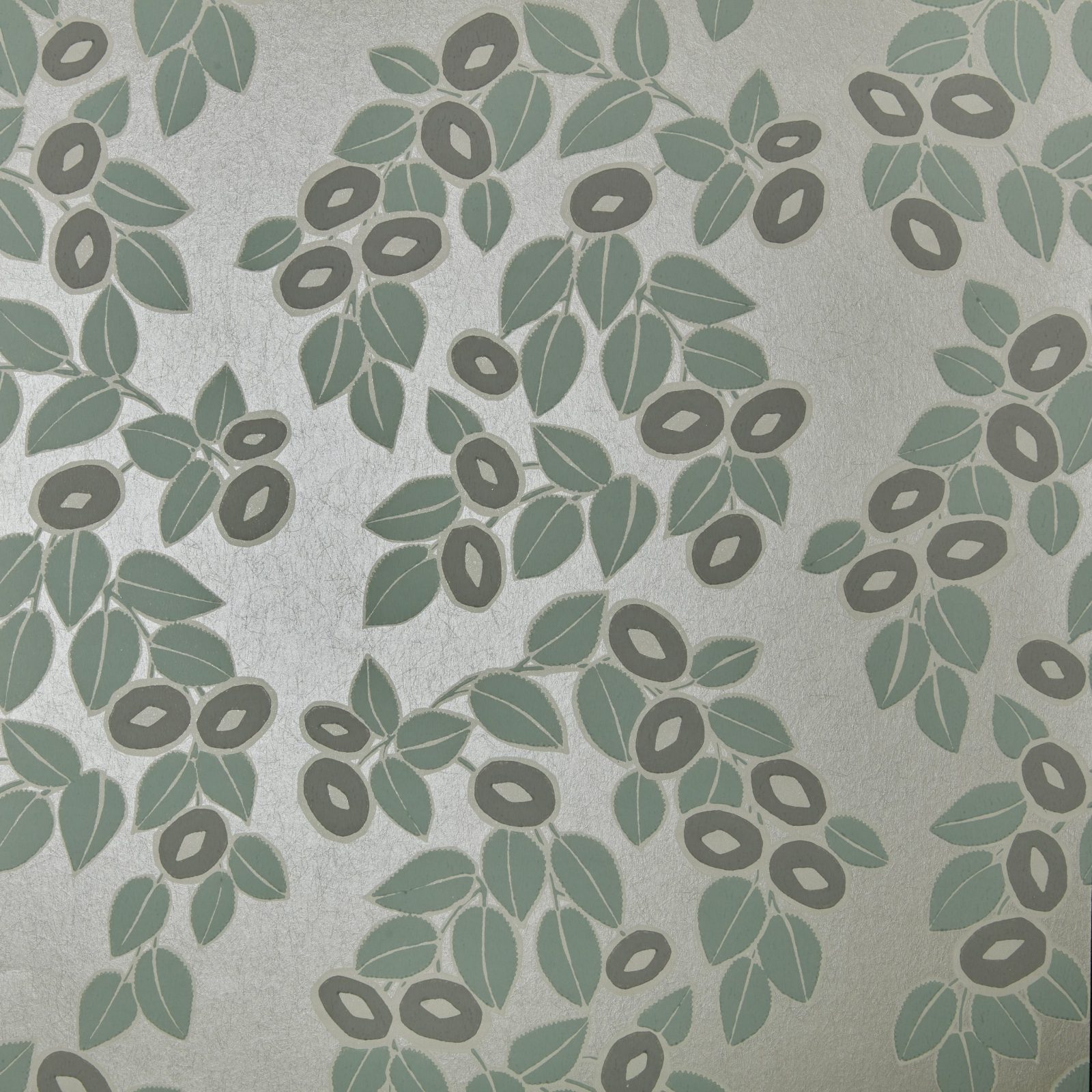 Rosetta, Neo Mint Green Luxury Leaf, 1838 Wallcoverings, 5.3mp / rola