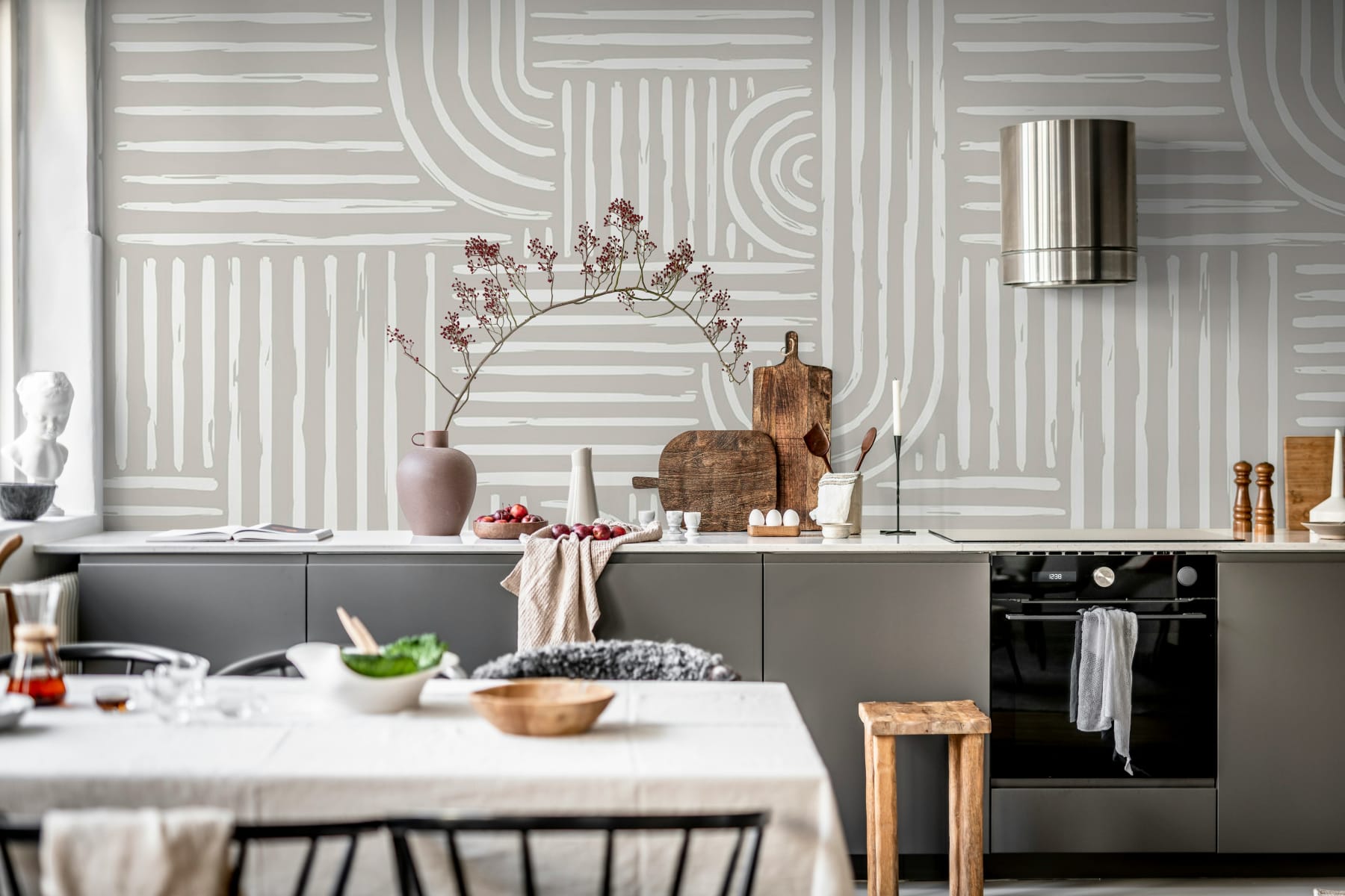Graphic Vaults, Gray, Rebel Walls 3