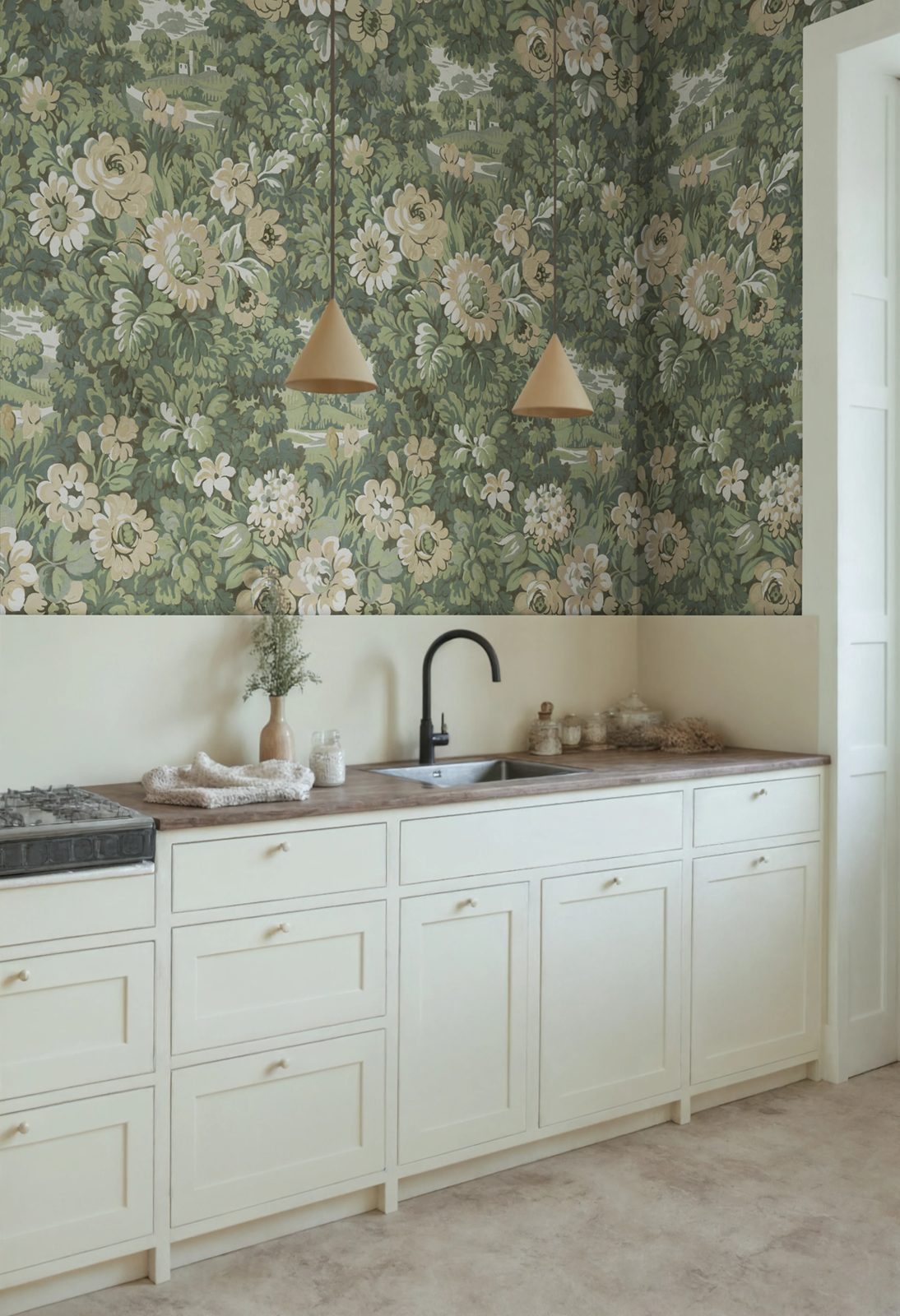 Botanical Manor, Peach, Rebel Walls 2