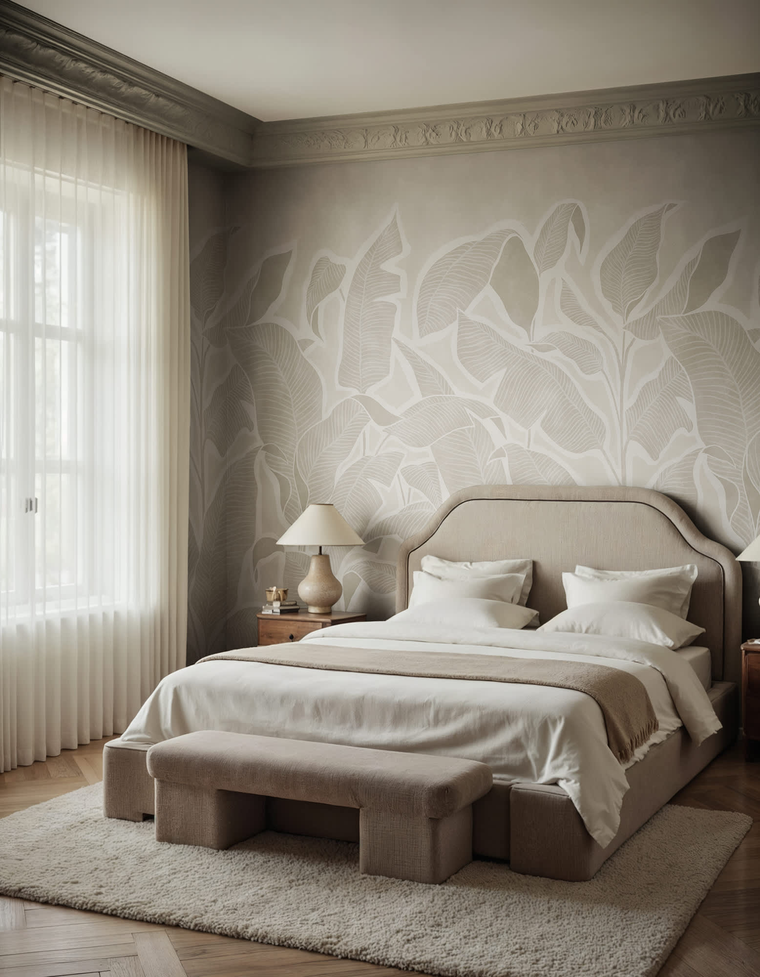 Tropical Breeze, Beige, Rebel Walls 3