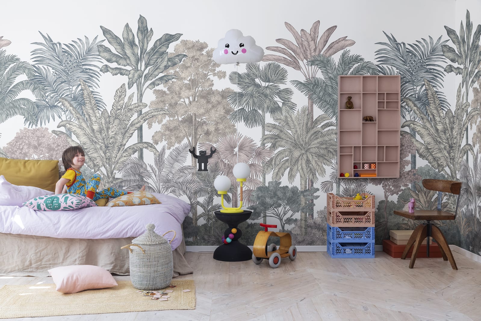 Tropical Bellewood, Bubblegum, Rebel Walls 3