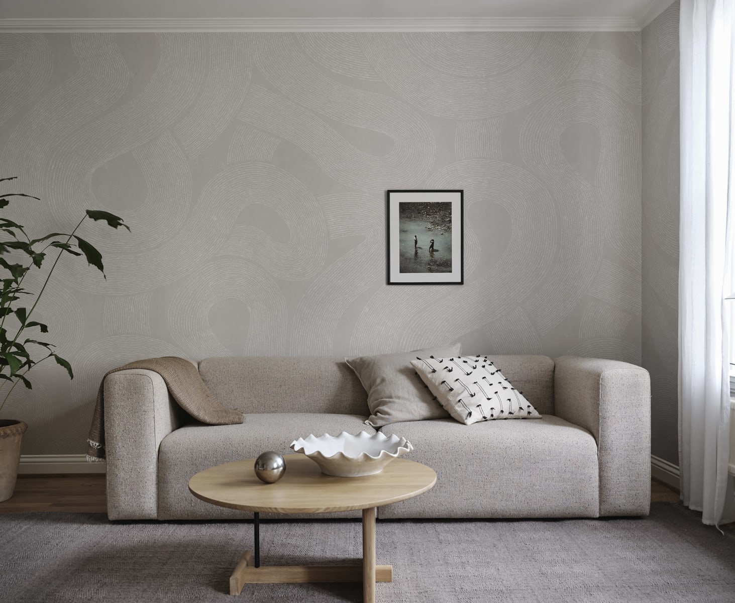 Zen Mural, Gray, Sandberg 2