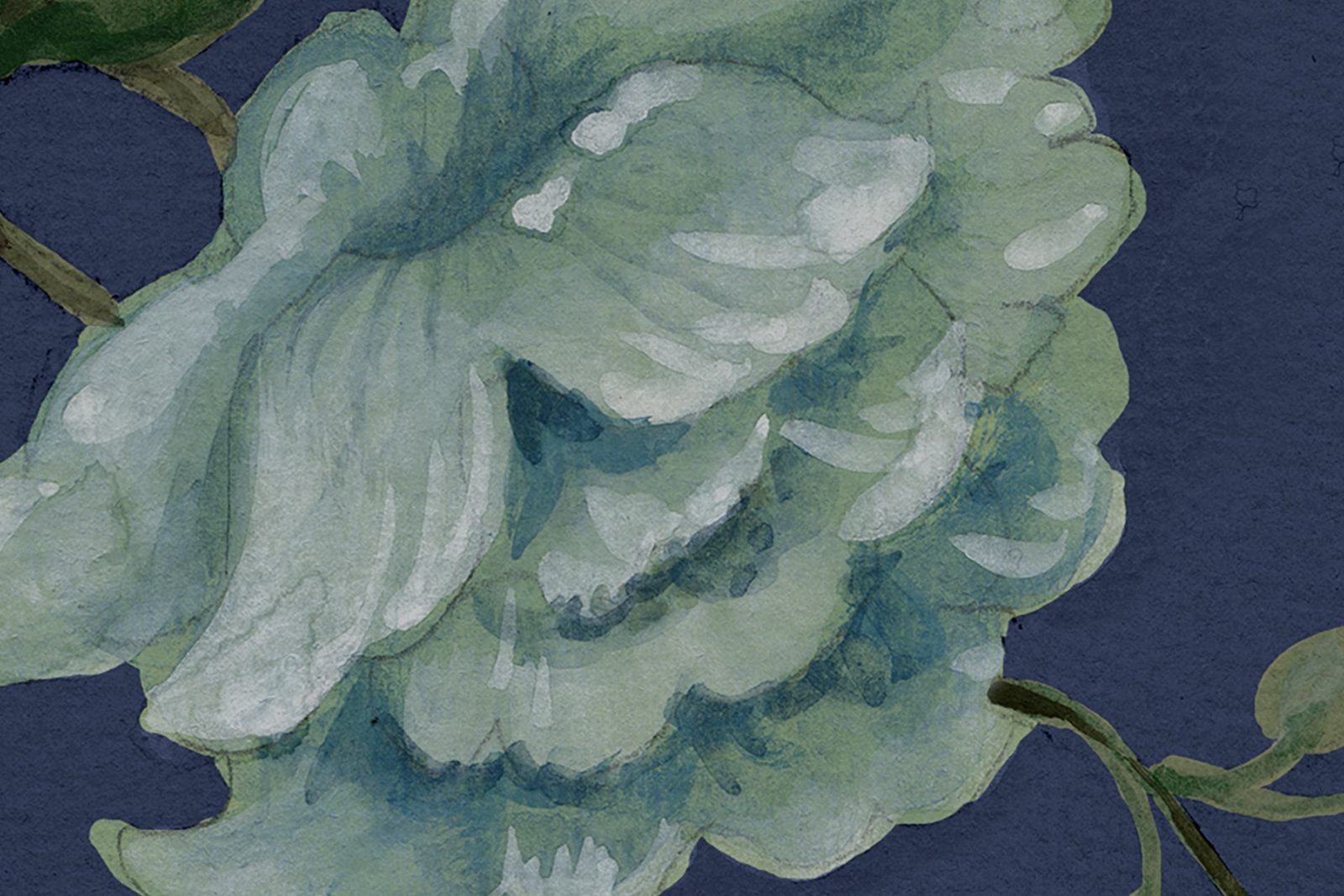 Grandiflora, Blue, Rebel Walls 4