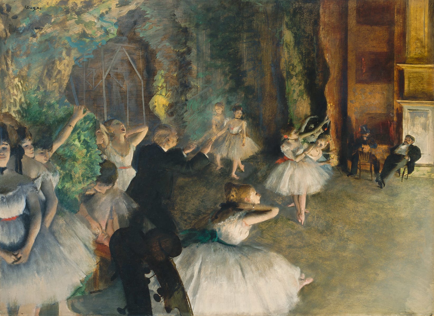 The Rehearsal of the Ballet Onstage by Degas, Rebel Walls