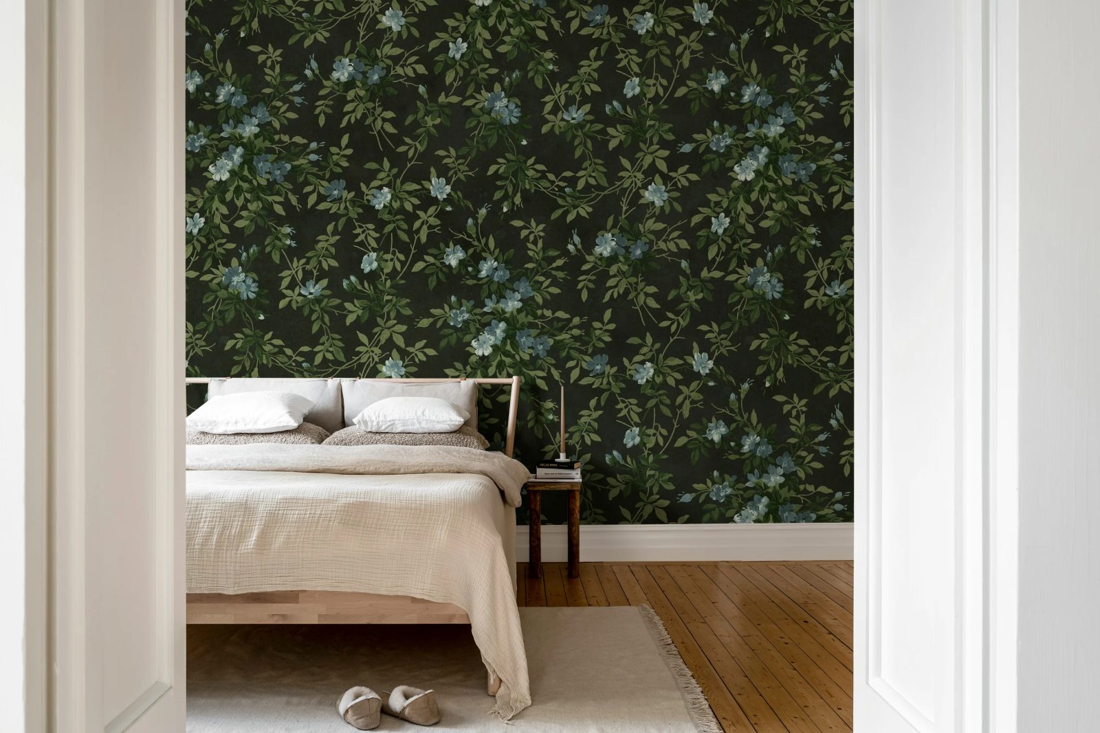 Wildflower Vista, Black, Rebel Walls 3