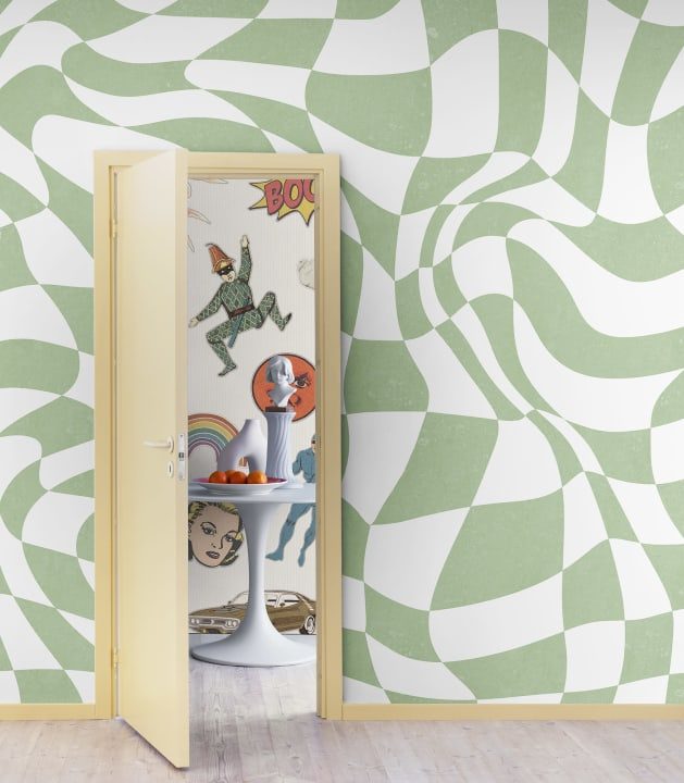 Psychedelic Chess, Green, Rebel Walls 2