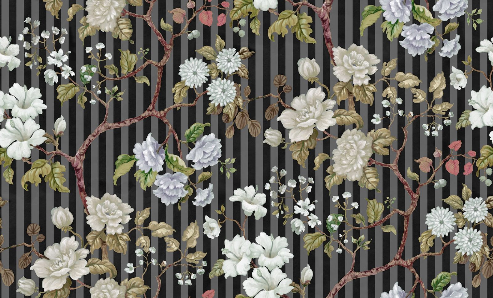 Rose Stripe, Midnight, Rebel Walls