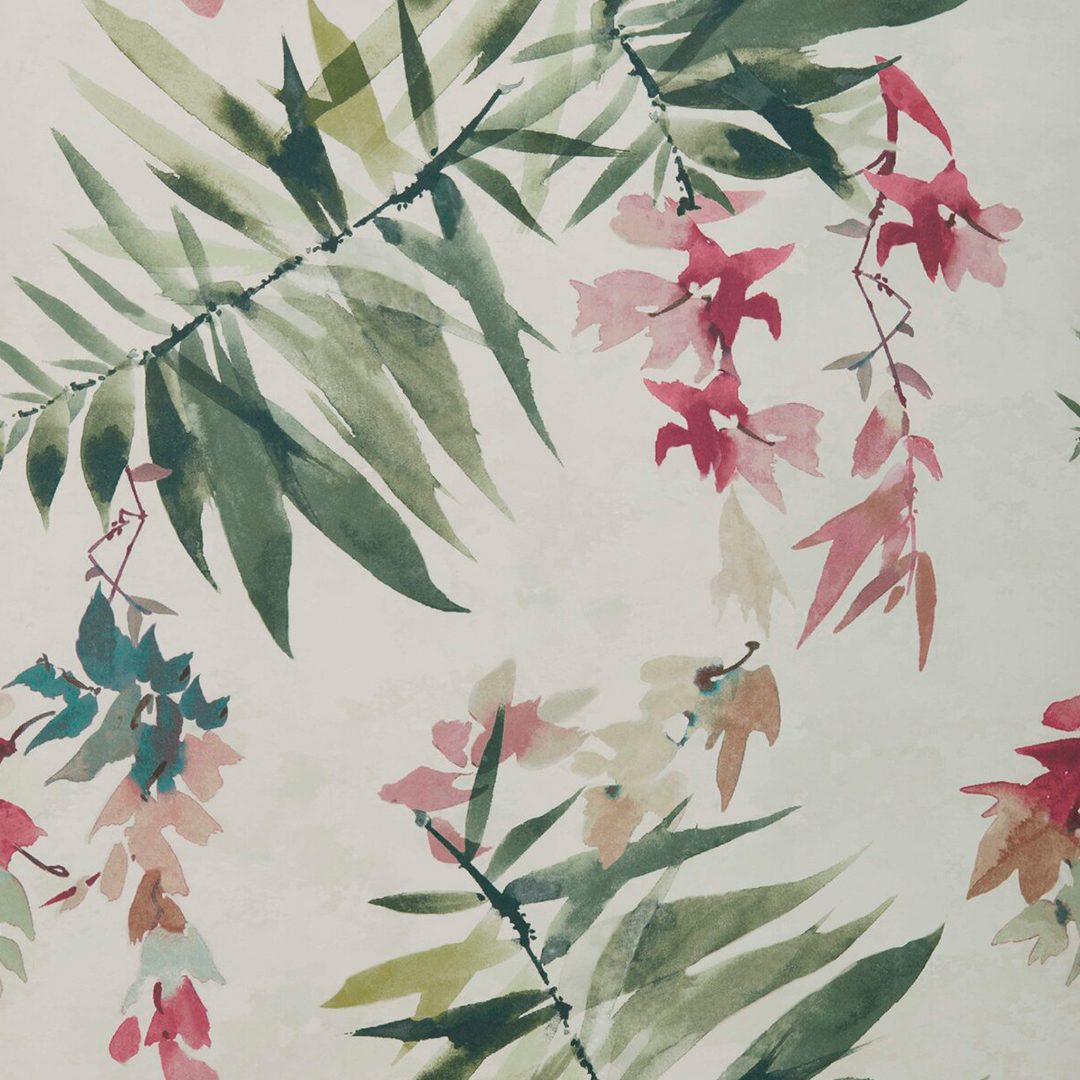 Essence, Orchid Pink Luxury Floral, 1838 Wallcoverings, 5.3mp / rola
