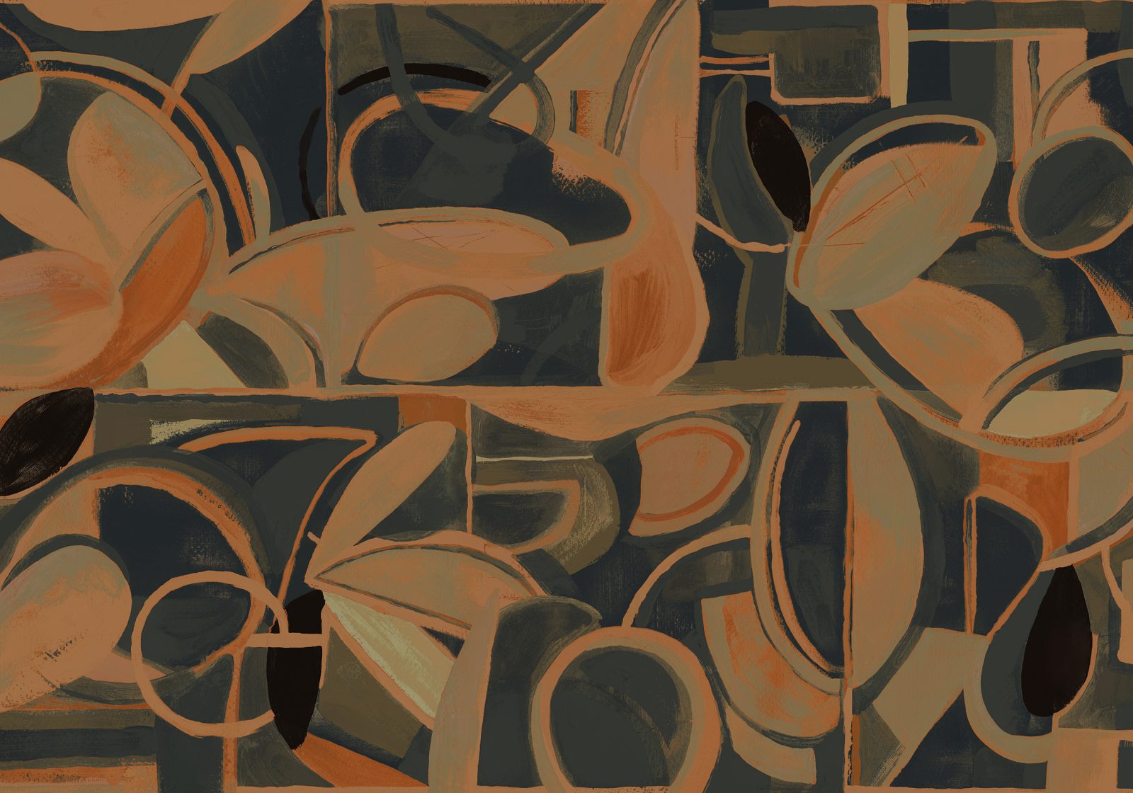 Giant Abstract, Black, TresTintas