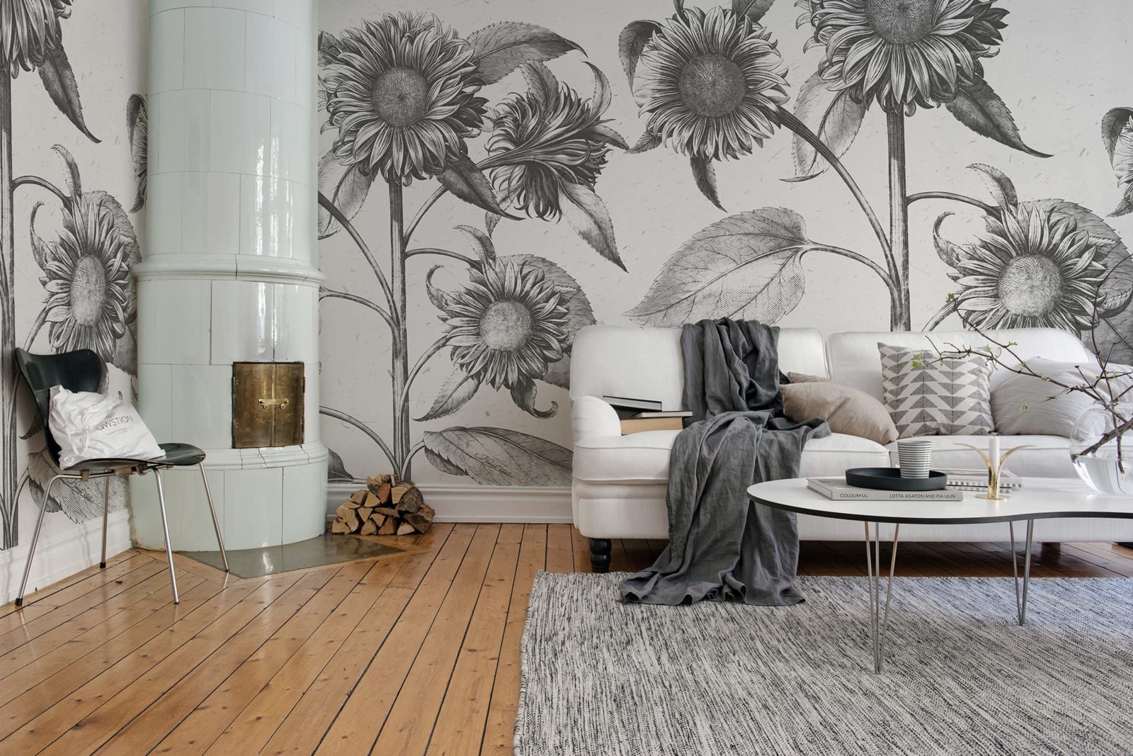 Sunflower, Beige, Rebel Walls 2
