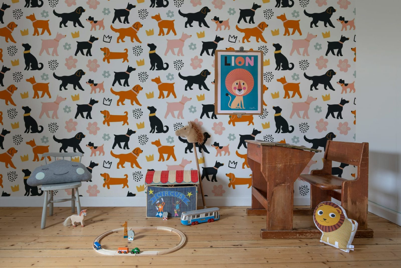 Dog Walk, Multi, Rebel Walls 3