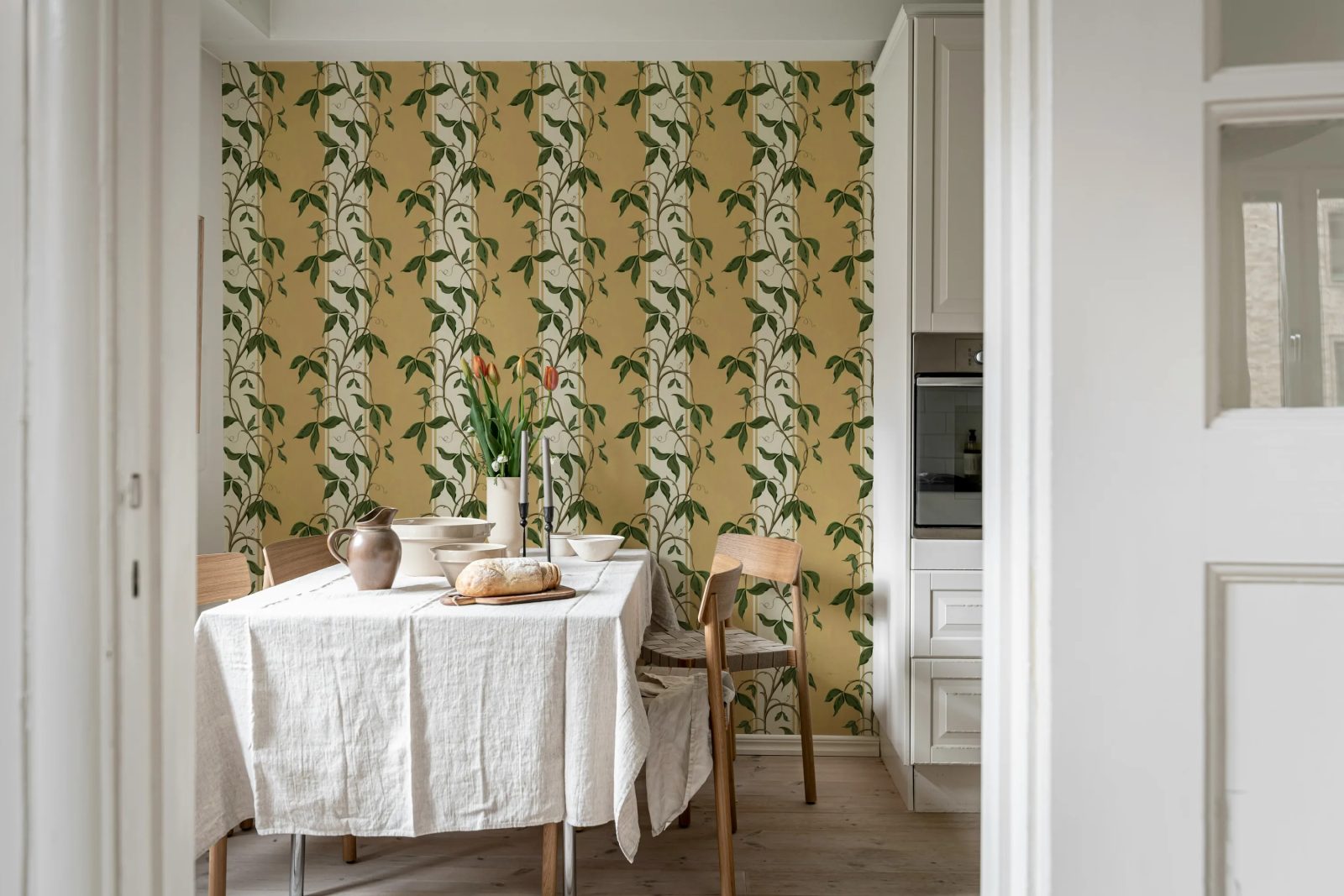 Garden Stripe, Yellow, Rebel Walls 3