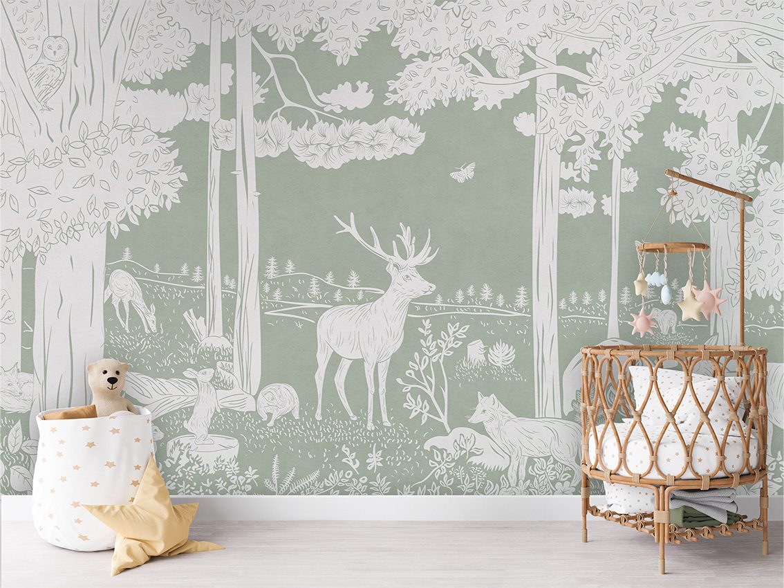 Monochrome Forest - Green, Kikki Belle 2