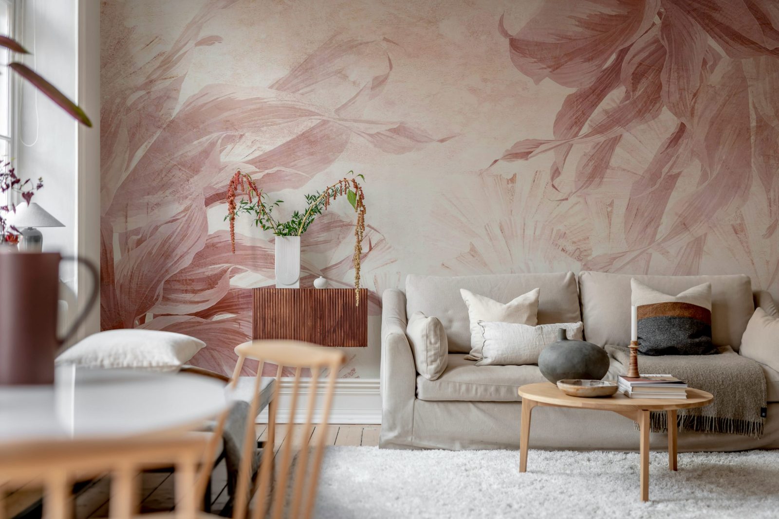 Leafy Dream, Pink, Rebel Walls 2