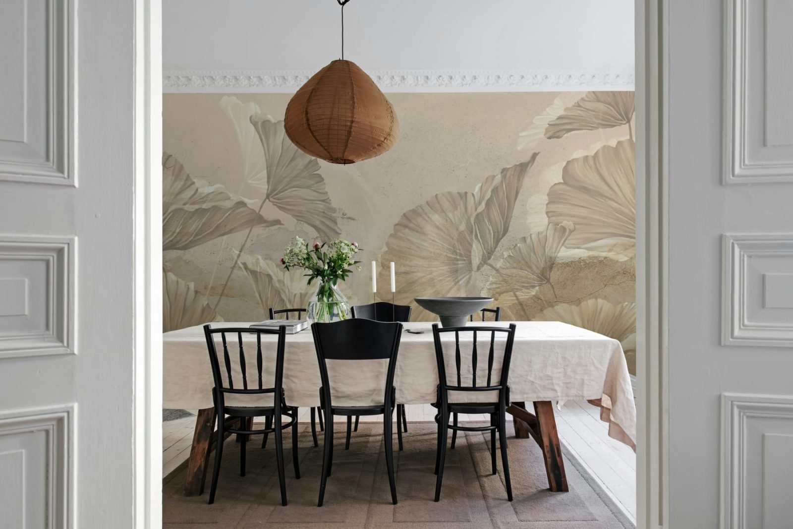 Shadow Leaf, Beige, Rebel Walls 3