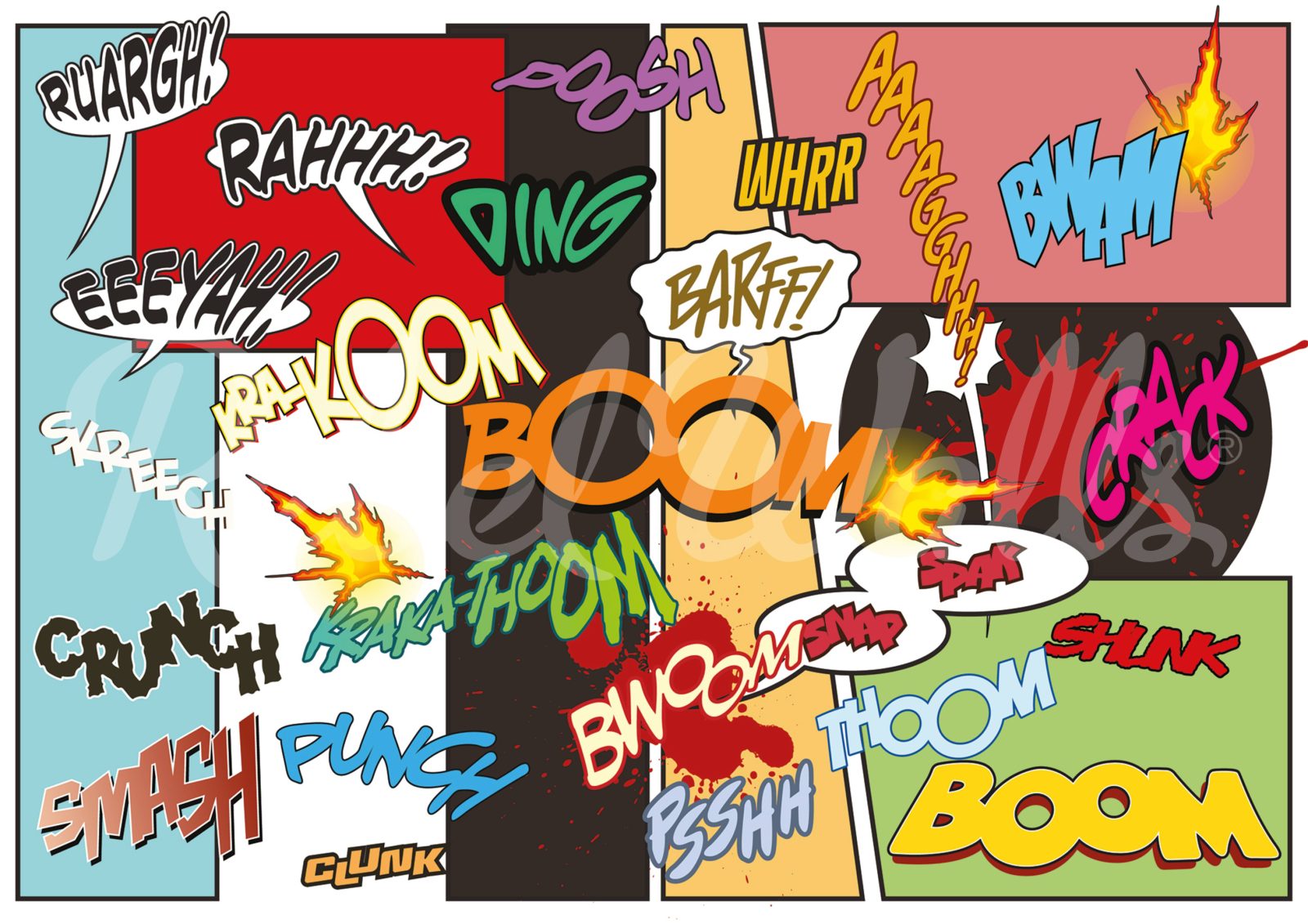 Comics, Rainbow, Rebel Walls