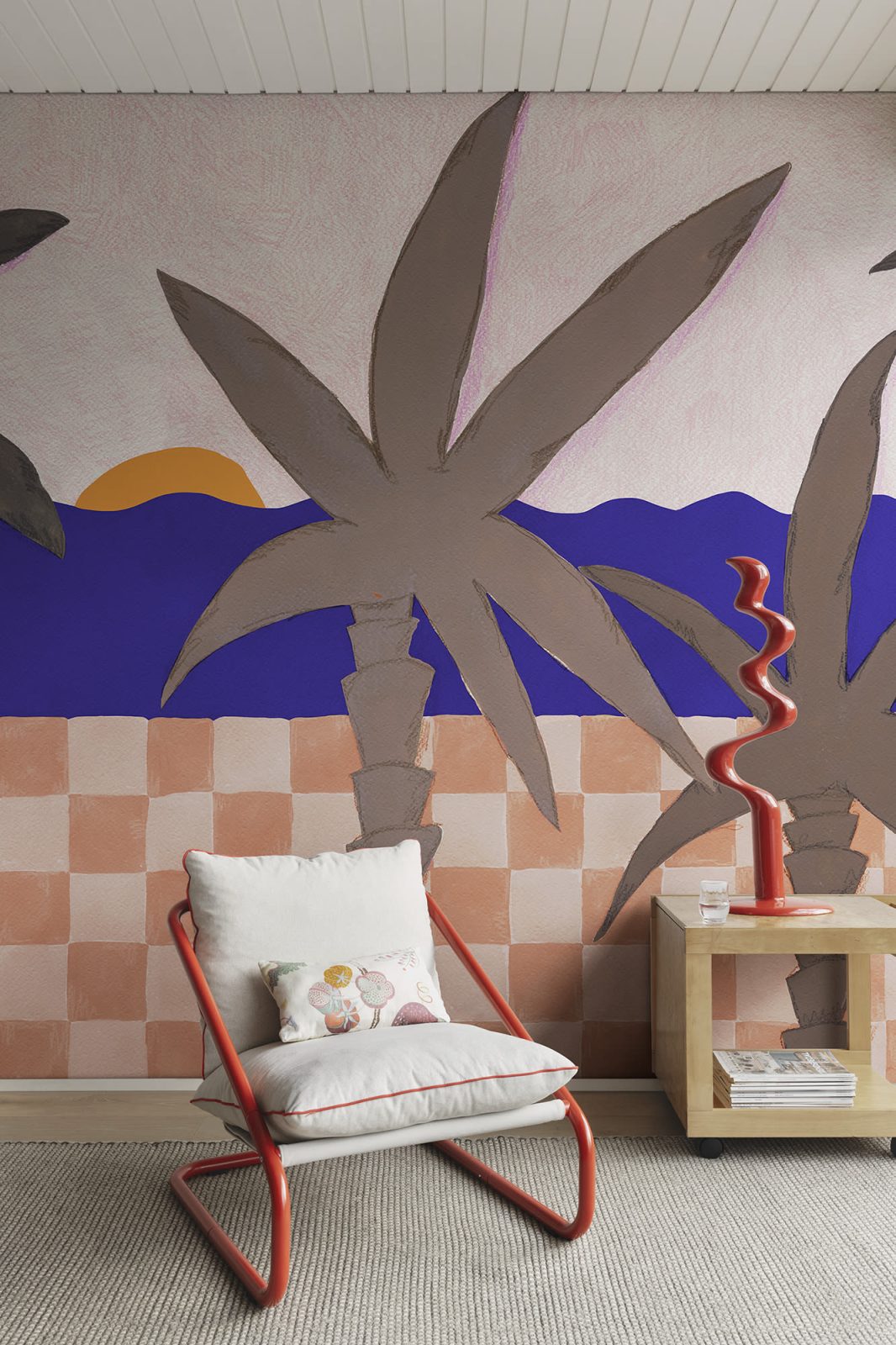 Palm Horizon, Sunset, Rebel Walls 3