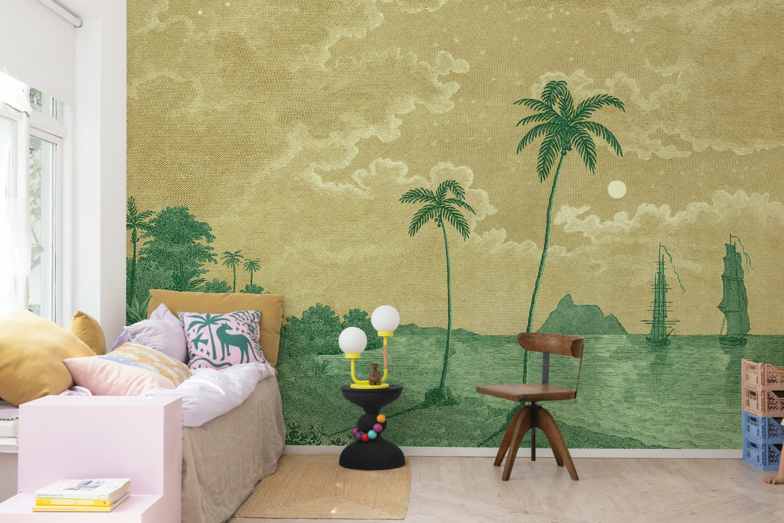 Palm Beach, Yellow, Rebel Walls 2