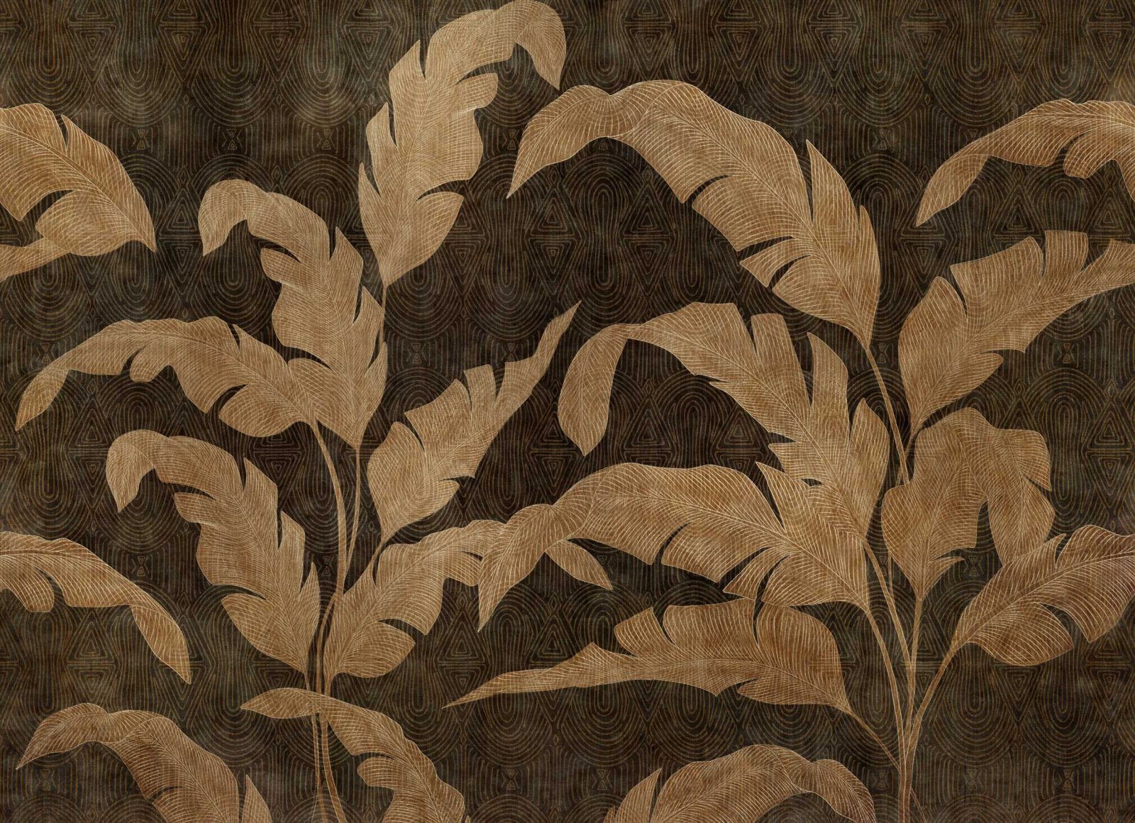 Leaves Shadow, Gold, Coordonne