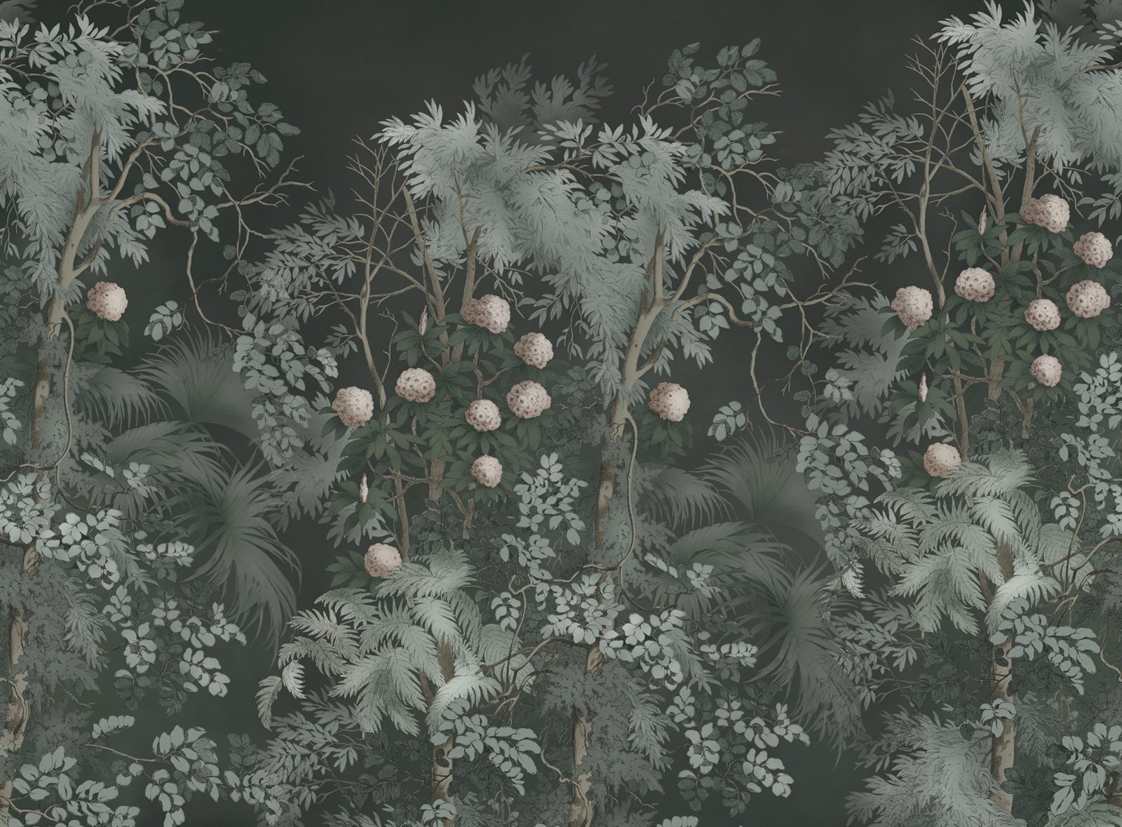 Tropical Bush, Night, Rebel Walls
