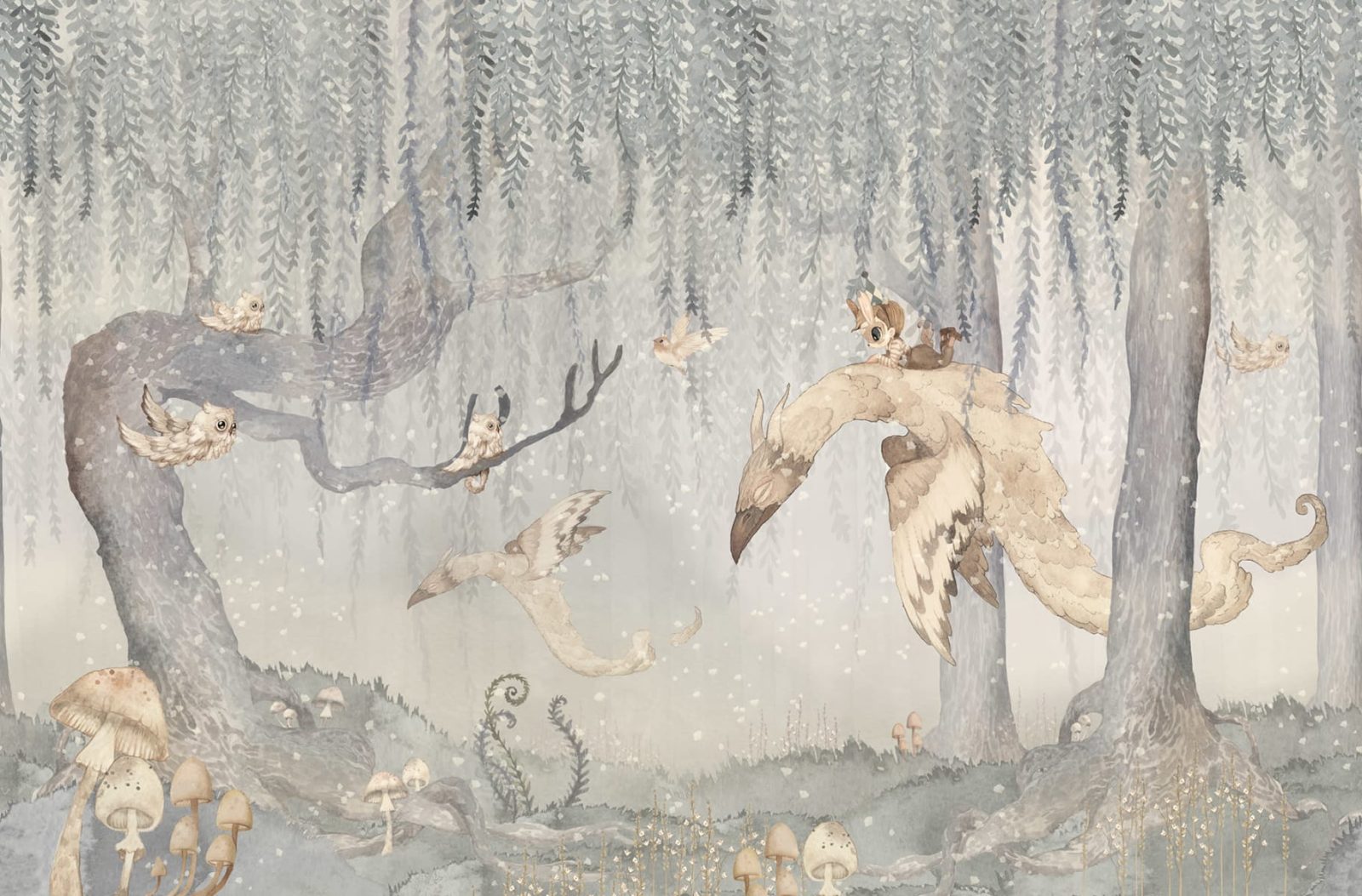 Dream Forest Boy, Blue Gray, Rebel Walls