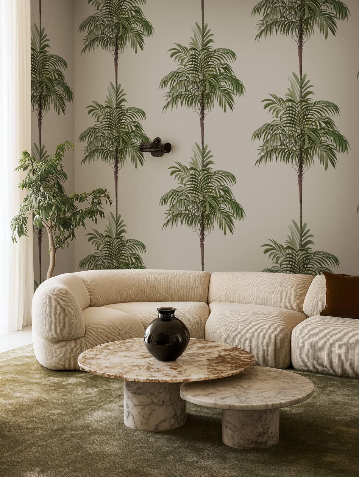 Palm Stripes, Vintage, Rebel Walls 2