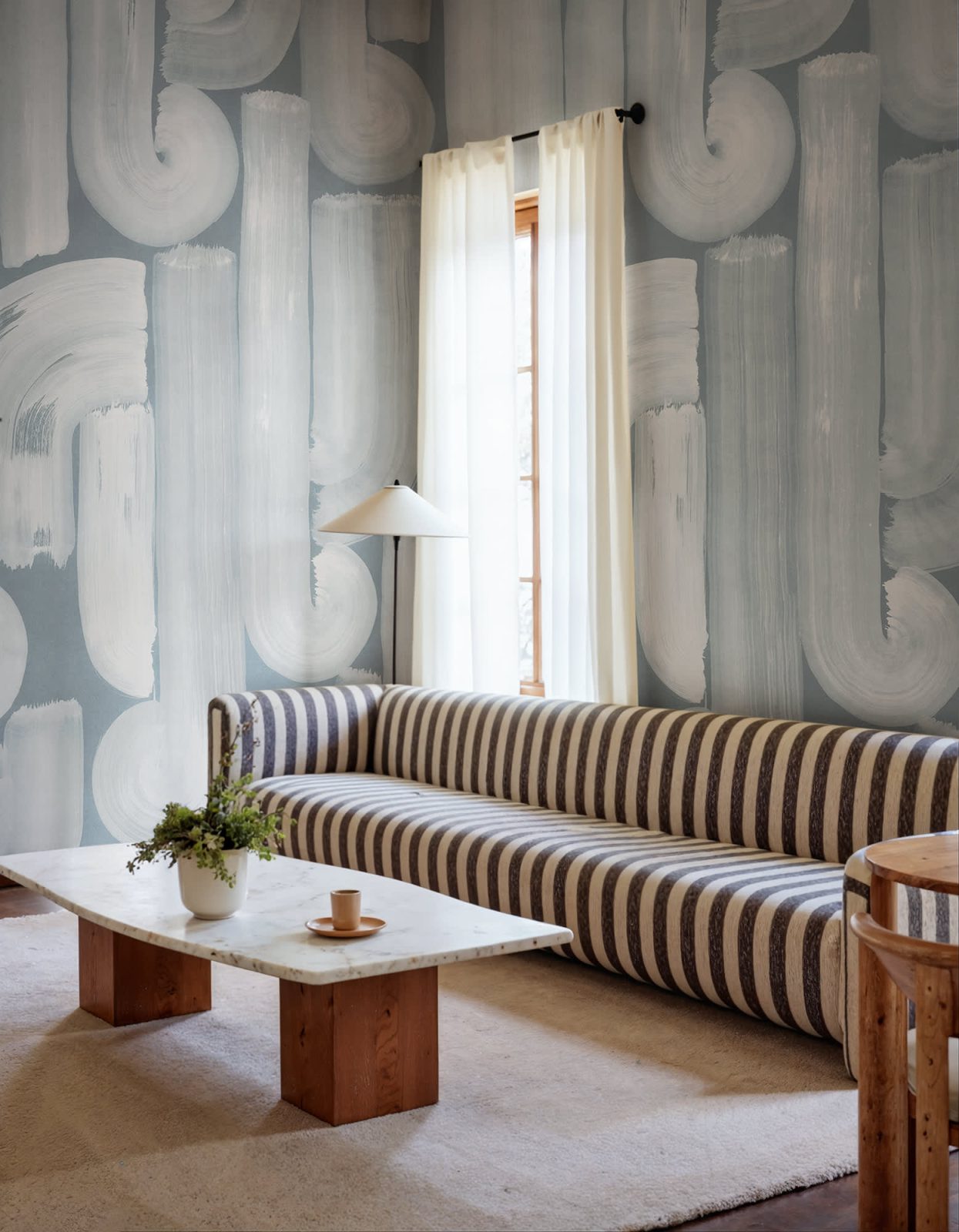Smooth Brush, Blue, Rebel Walls 2