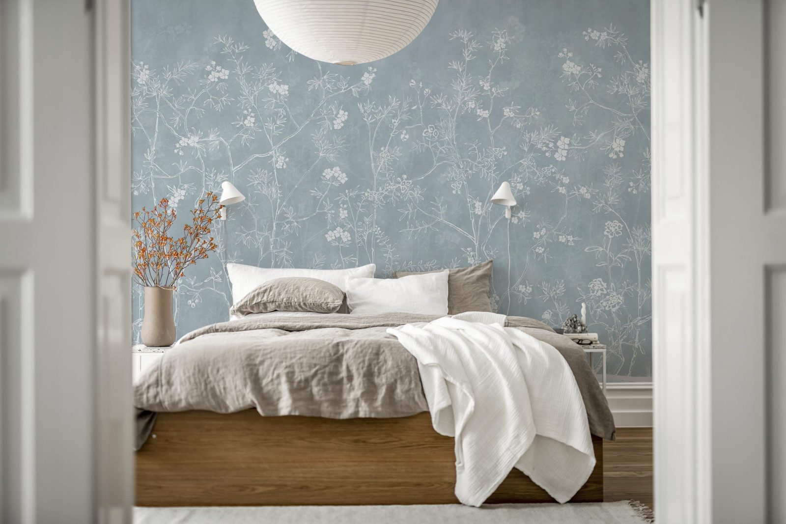 Soft Chinoiserie, Baby Blue, Rebel Walls 2