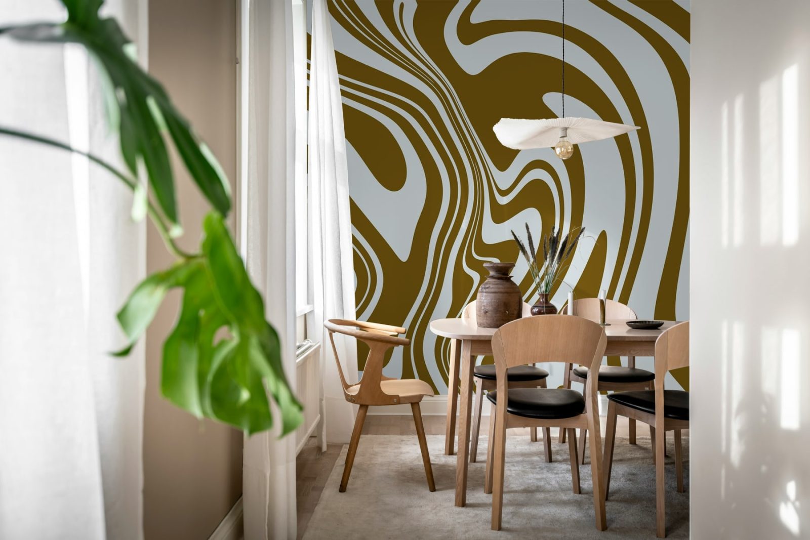 Swirly, Brown, Rebel Walls 3