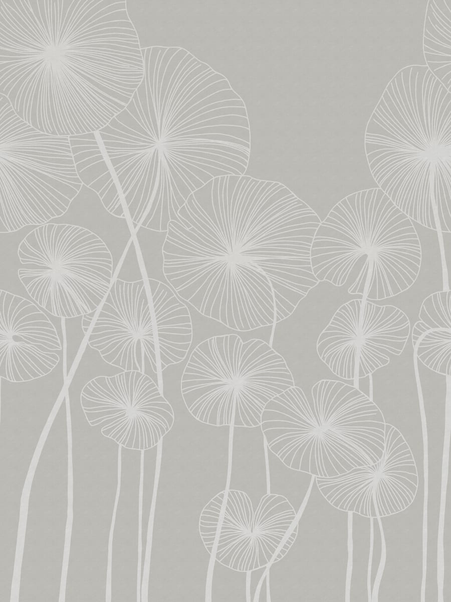 Waterlily Forest, Beige, Rebel Walls