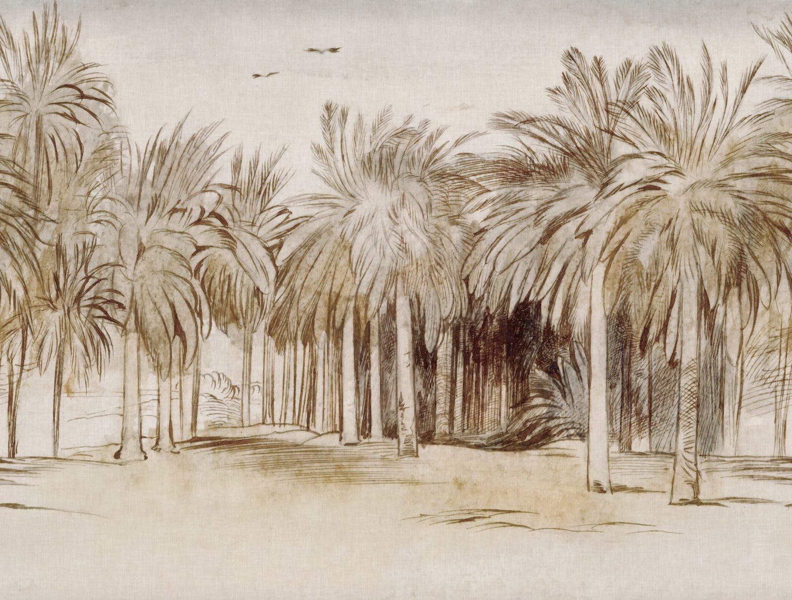 Ocean Palms, Beige, Rebel Walls