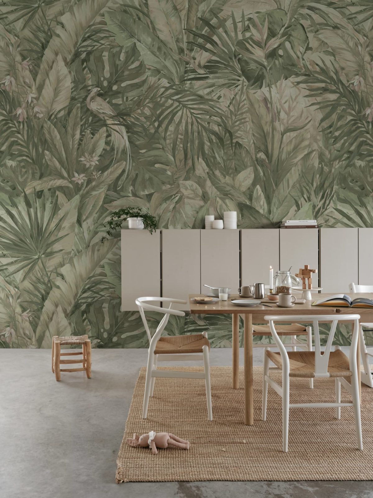 Birds in the Jungle, Light Green, Rebel Walls 2