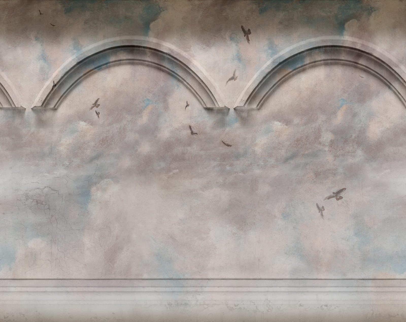 Heavenly Arches, Blue, Rebel Walls