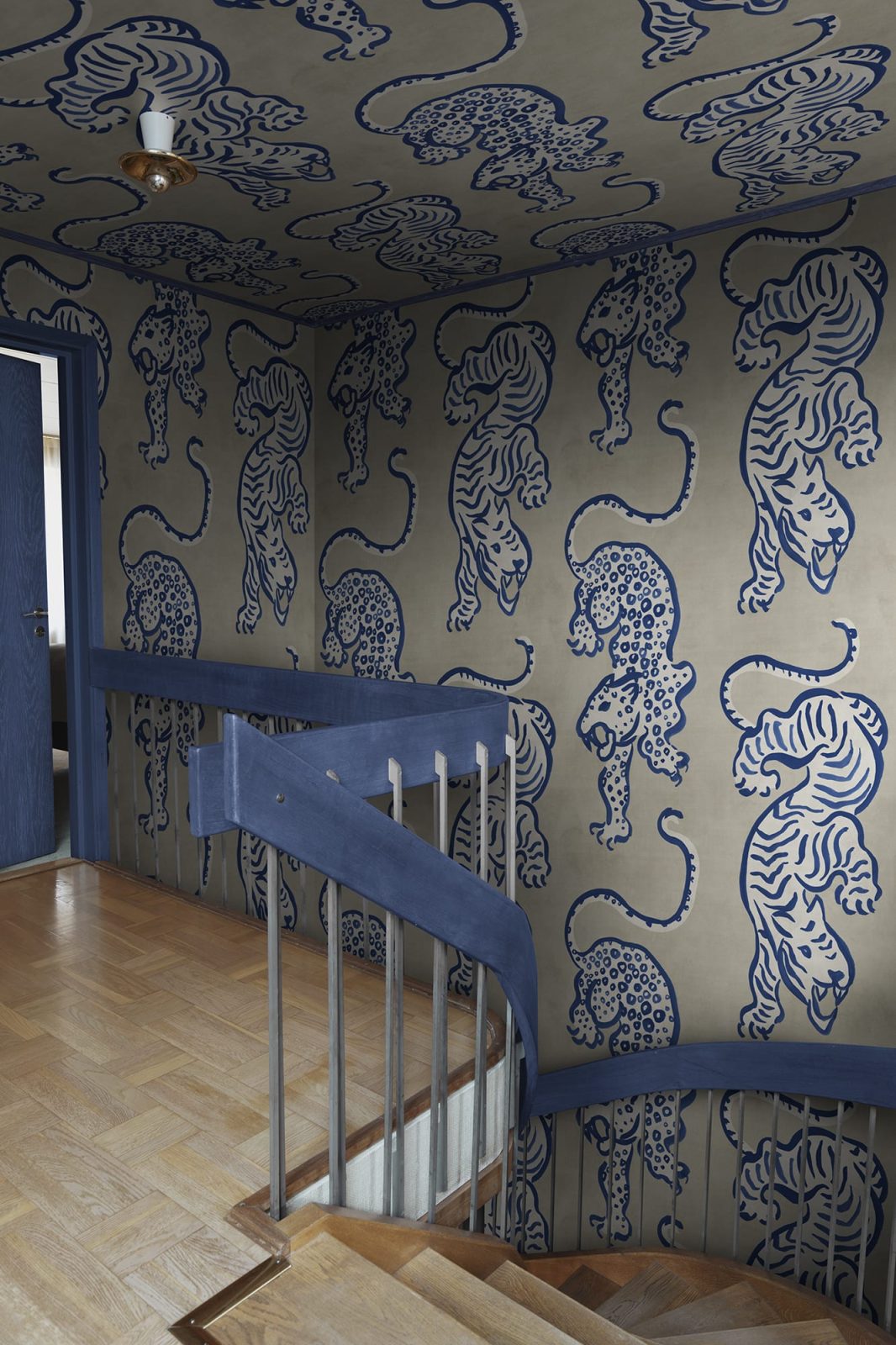 Ink Tiger, Blue, Rebel Walls 3