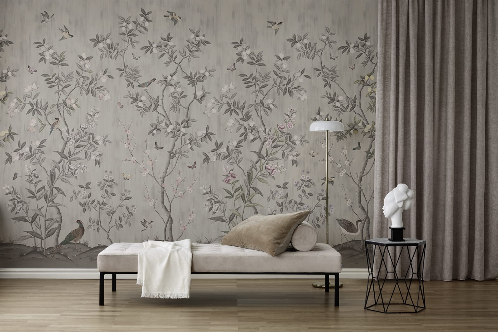 Chinoiserie Chic, Powder Beige, Rebel Walls 4