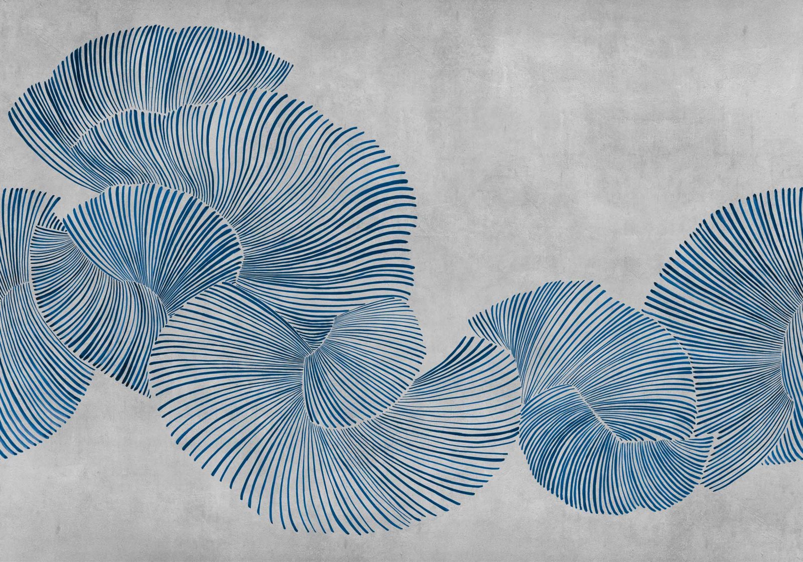 Diving Moment, Blue, 500 x H340 cm Coordonne