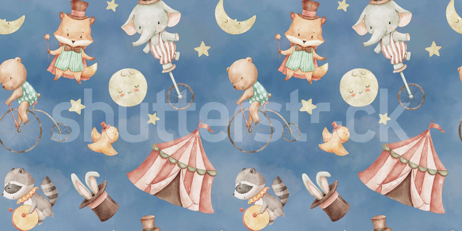 Circus Dream, Blue, Rebel Walls