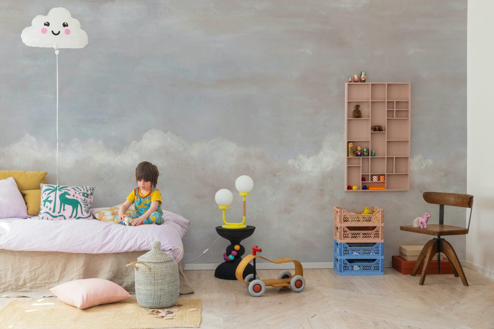 Heavenly Clouds, Dusty Pink, Rebel Walls 3
