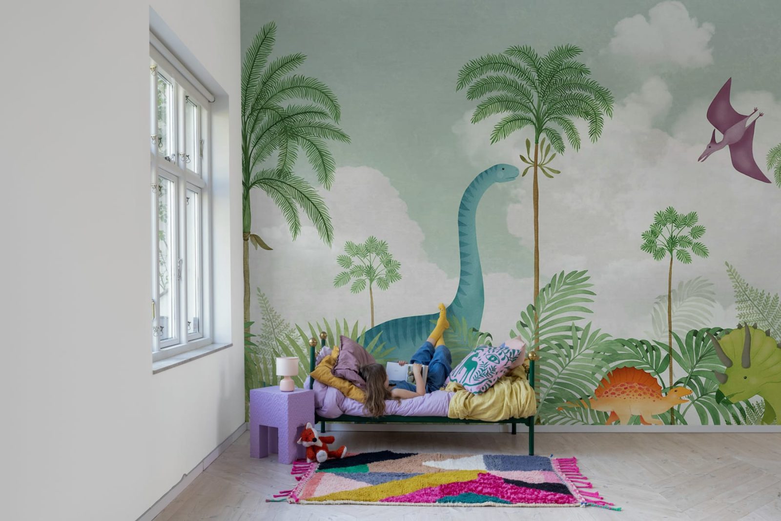 Dinosaur World, Green, Rebel Walls 3